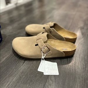 Birkenstocks BNWT Boston Tobacco Brown Size 12